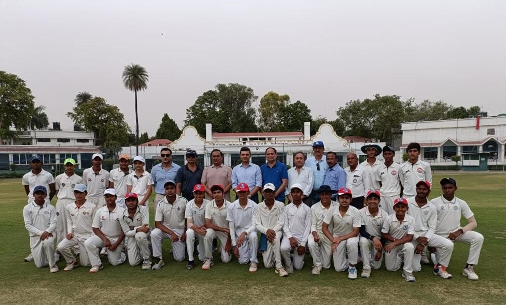 Century Cricket League players group photo after trials